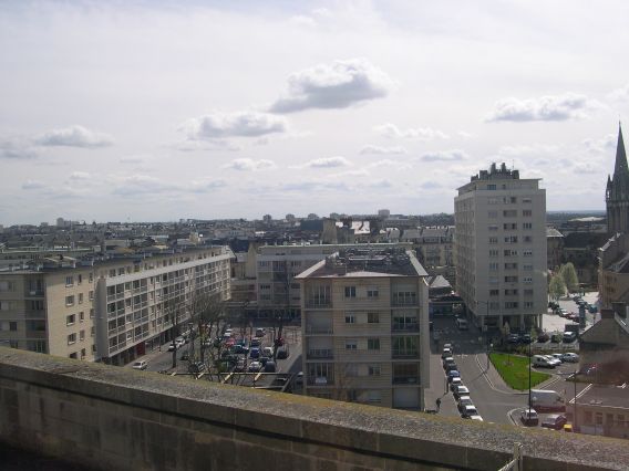  vue générale de barres d'immeubles dans le quartier des remparts